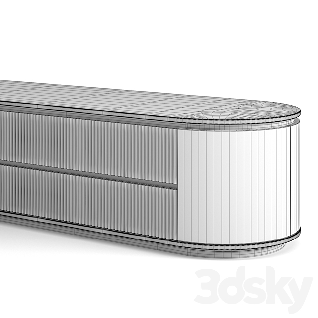 Enza Home Vienna TV stand 3DS Max Model - thumbnail 6