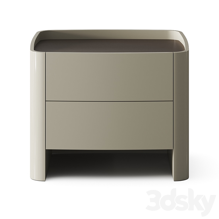 Ersa Nyks Bedside Table 3DS Max Model - thumbnail 2