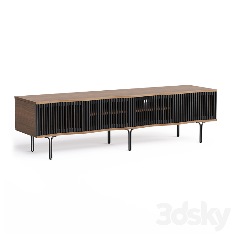 Extra Wide TV Unit Zaragoza 3DS Max - thumbnail 1