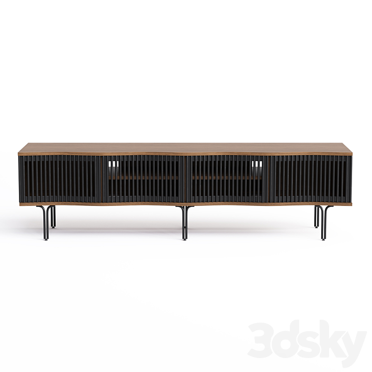 Extra Wide TV Unit Zaragoza 3DS Max - thumbnail 2