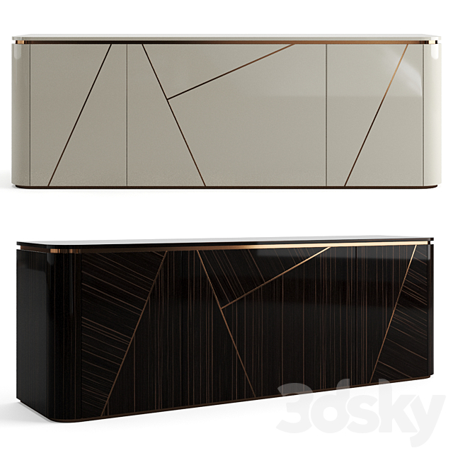 Fendi Casa Antius Sideboard 3DSMax File - thumbnail 1