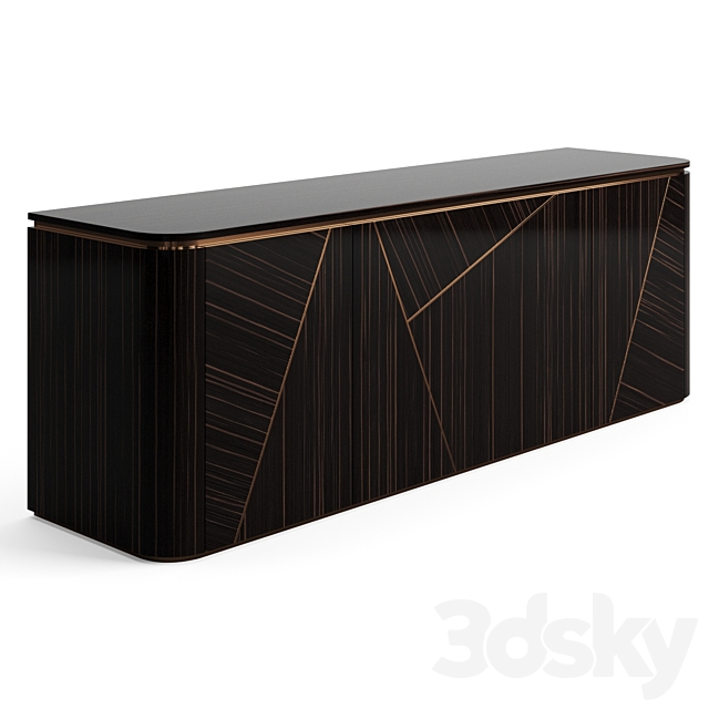 Fendi Casa Antius Sideboard 3DSMax File - thumbnail 2