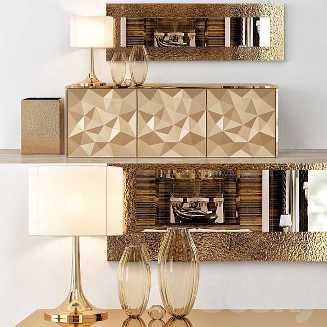 Fendi Console Table Home Collections 3DSMax File - thumbnail 1