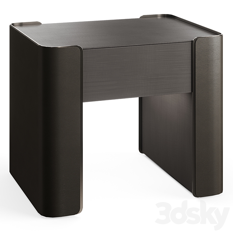 Fendi Icon Bedside Vermont Leather 3DS Max - thumbnail 1