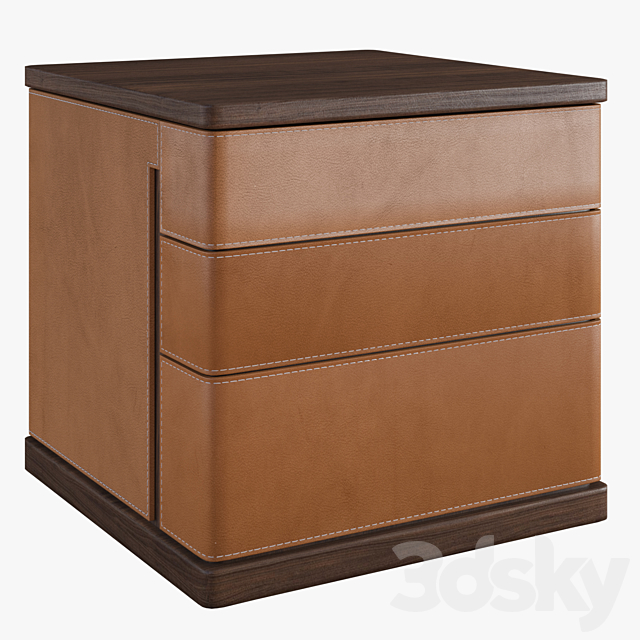 Fidelio Notte Poltrona Frau Bedside cabinet 3DSMax File - thumbnail 1