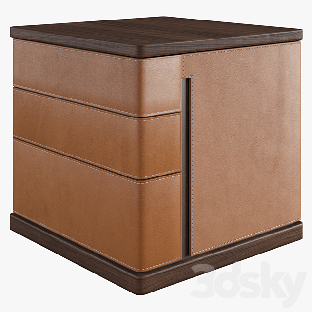 Fidelio Notte Poltrona Frau Bedside cabinet 3DSMax File - thumbnail 3