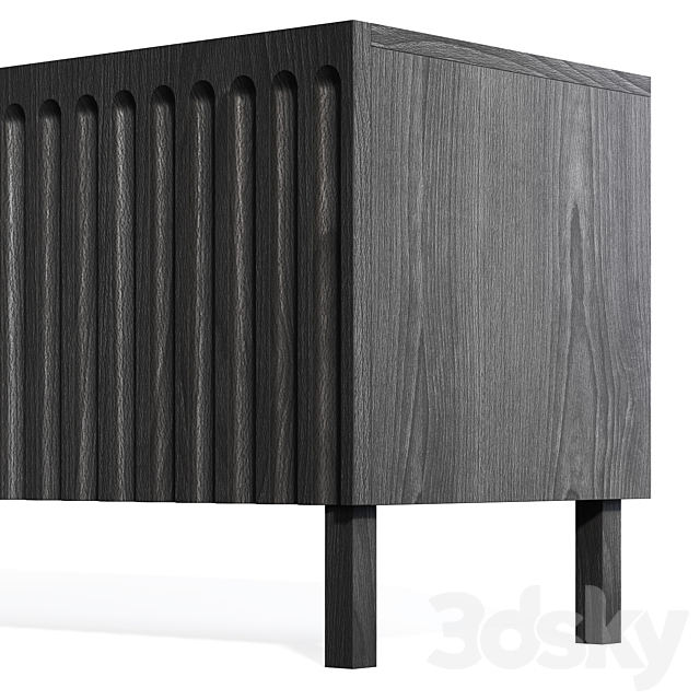 FLUTED (MEDIA) CABINET by Galvin Brothers 3DSMax File - thumbnail 3