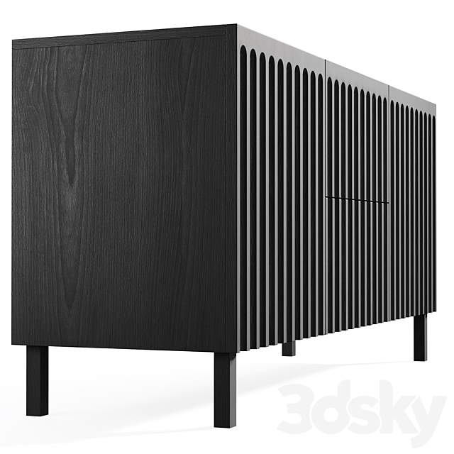 FLUTED SIDEBOARD by Galvin Brothers 3DSMax File - thumbnail 2