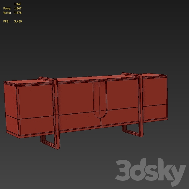 Ford dresser by e’NIGMA-code 3DS Max Model - thumbnail 6