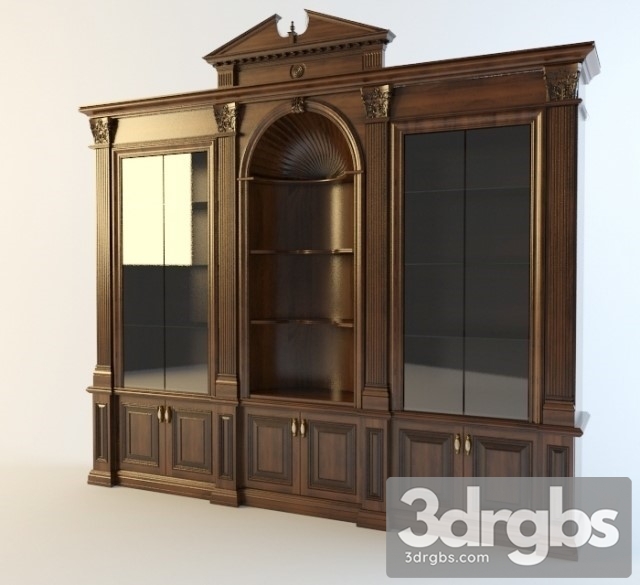 Franchesco Molon Cabinet Showcase 3dsmax Download - thumbnail 1