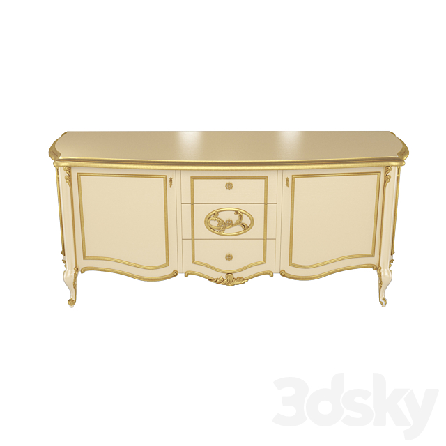 Frandiss Sideboard C 3DS Max Model - thumbnail 2