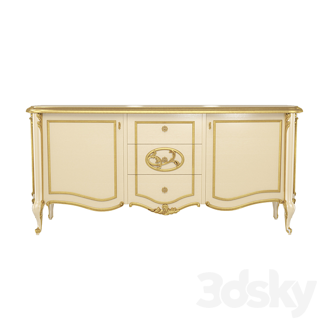 Frandiss Sideboard C 3DS Max Model - thumbnail 3