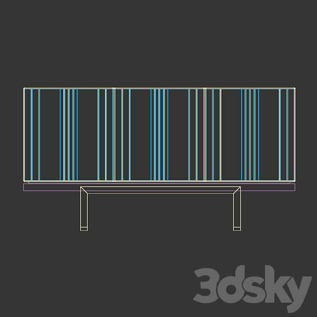 Frato Ascot Sideboard 3DSMax File - thumbnail 5