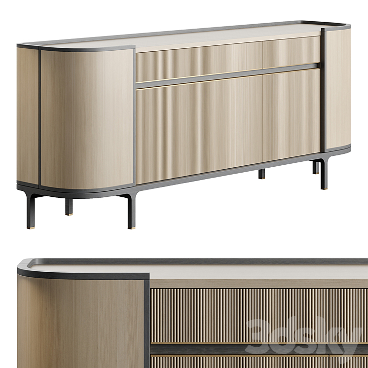 Frato CREMONA Sideboard 3DS Max Model - thumbnail 3