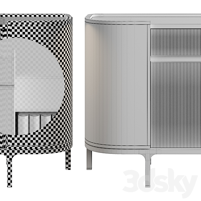 Frato CREMONA Sideboard 3DS Max Model - thumbnail 6