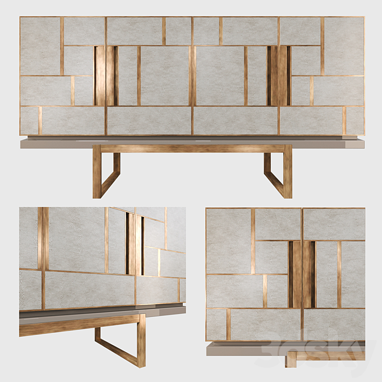 Frato Didot Sideboard 3DS Max - thumbnail 1