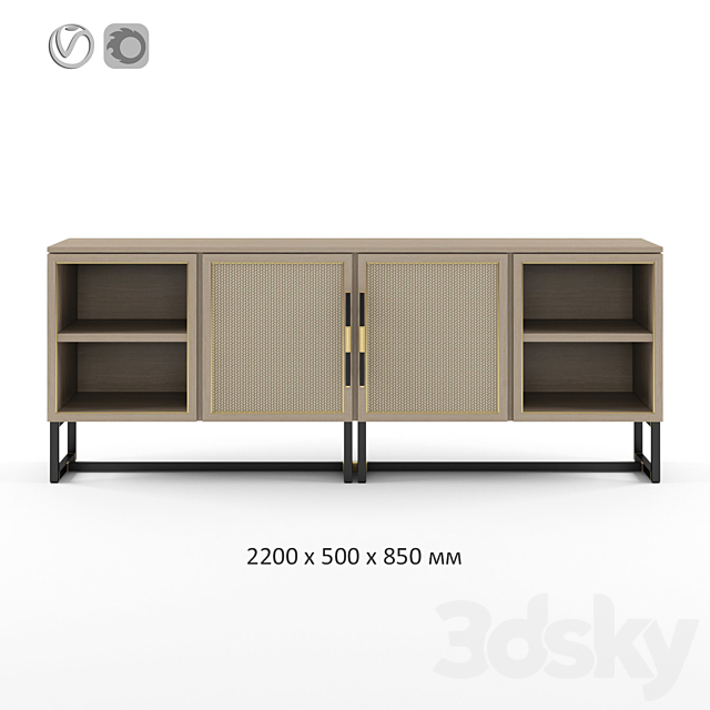 Frato. Mykonos. Sideboard 3DSMax File - thumbnail 1