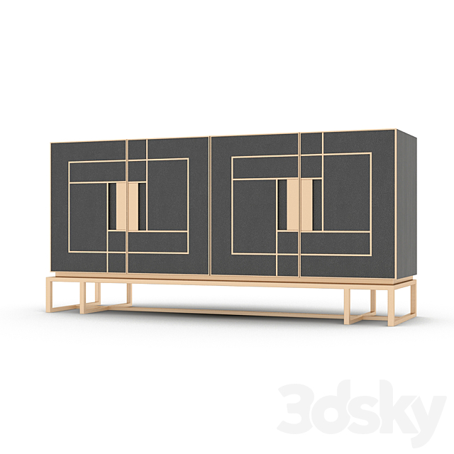 Frato Piemon Sideboard 3DS Max Model - thumbnail 2