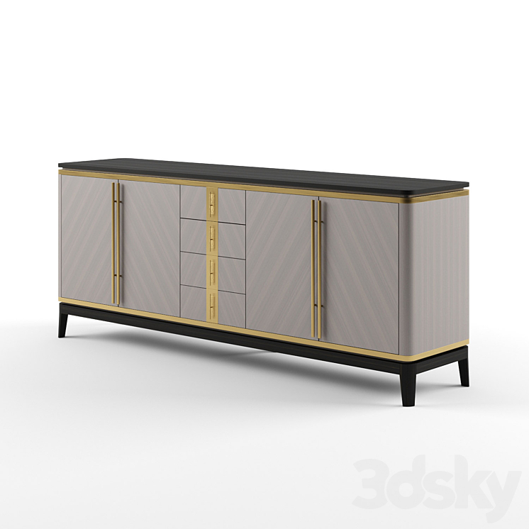 Frato SIENA Sideboard 3DS Max Model - thumbnail 2