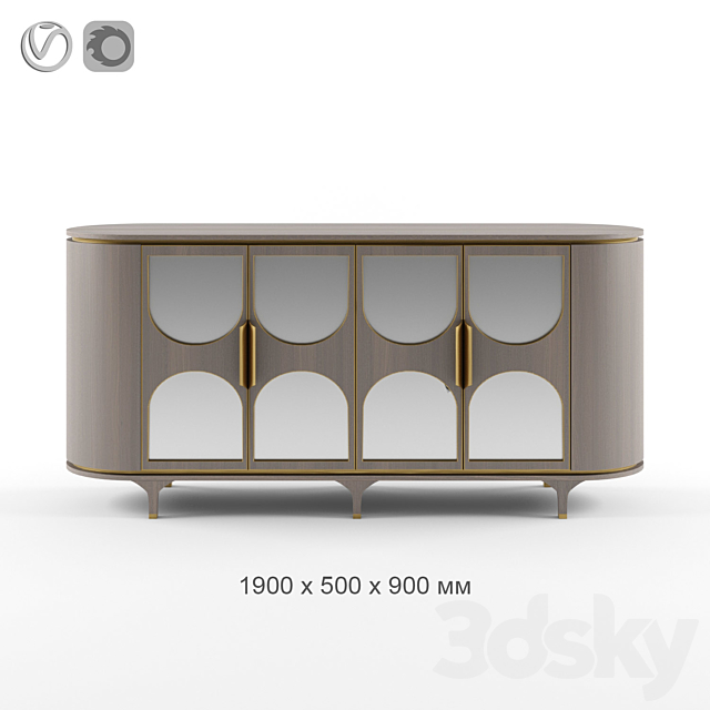 Frato. VERONA. Sideboard 3DSMax File - thumbnail 1