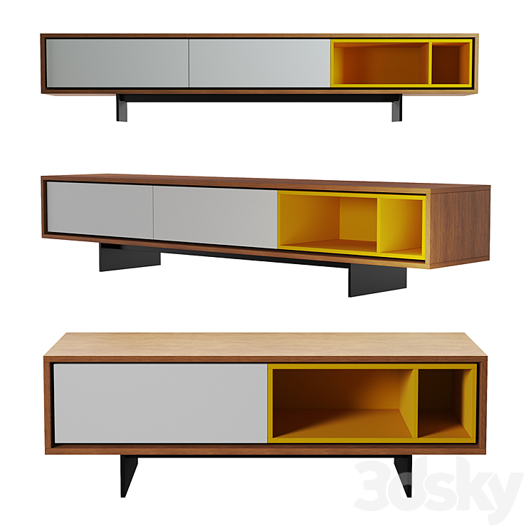 Furniture set Astra 3DS Max - thumbnail 2