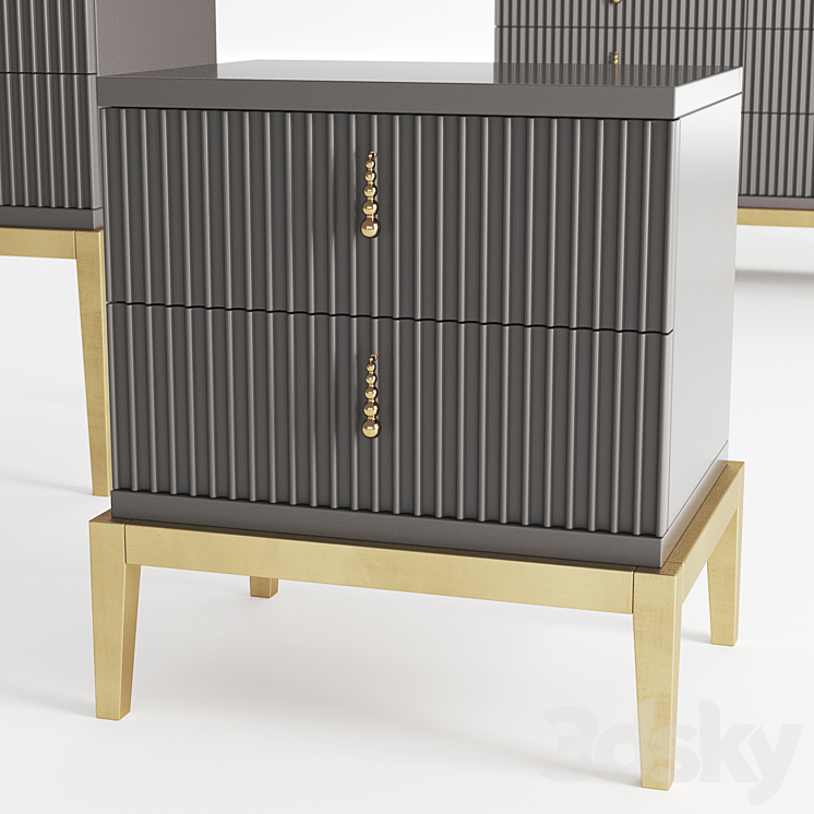 Furniture set Cavio Casa Sidney collection 3DS Max - thumbnail 2