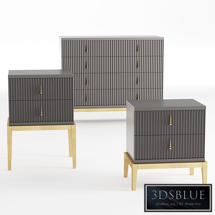 Furniture set Cavio Casa Sidney collection 3DS Max - thumbnail 3