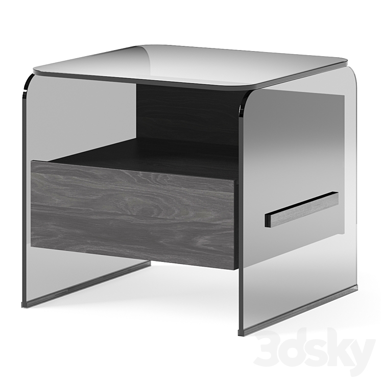 Gallotti & Radice Holly Bedside Table 3DS Max Model - thumbnail 1