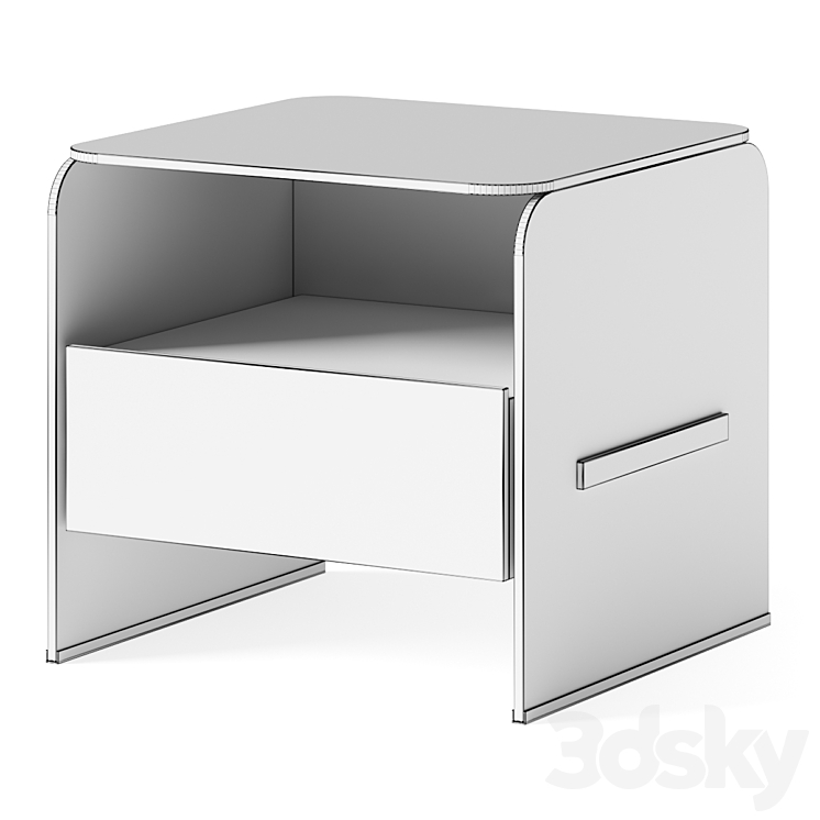 Gallotti & Radice Holly Bedside Table 3DS Max Model - thumbnail 2