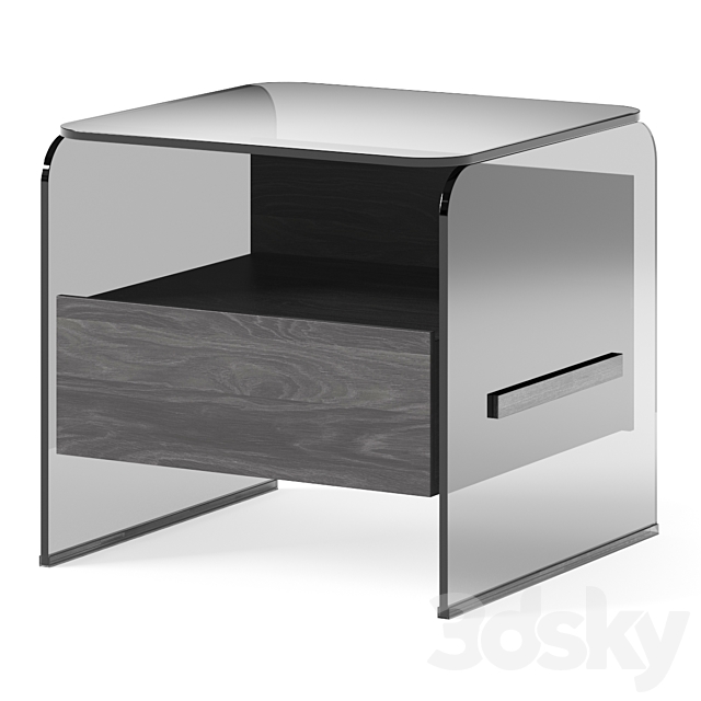 Gallotti & Radice Holly Bedside Table 3DSMax File - thumbnail 1