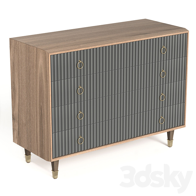 Garda Decor Chest of drawers and bedside tables 3DSMax File - thumbnail 2