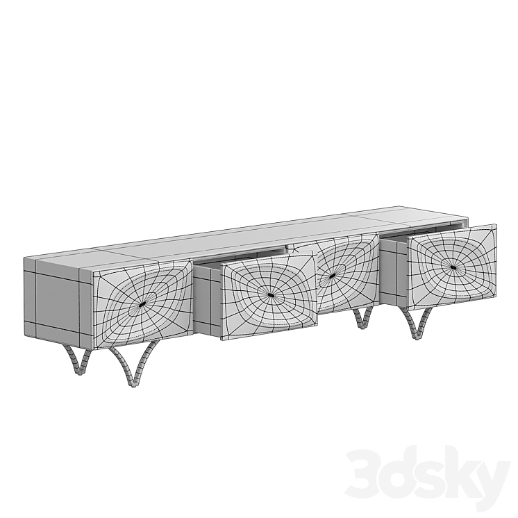 Garda Decor QUADRO TV STAND 3DS Max - thumbnail 2