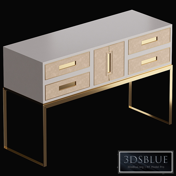 Gardner Console Table Frato Interiors 3DS Max - thumbnail 3