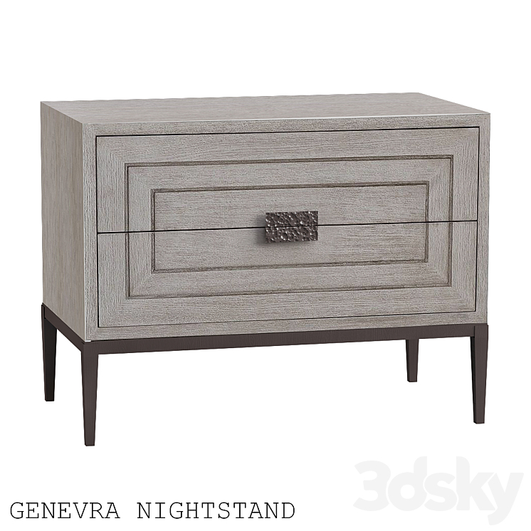 GENEVRA NIGHTSTAND 3DS Max - thumbnail 1