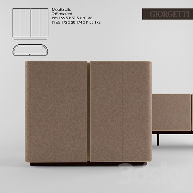 Giorgetti MOORE 3ds Max - thumbnail 1