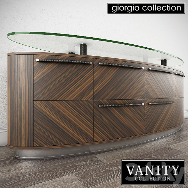 GIORGIO COLLECTION Vanity – Art. 9182 – Credenza 3DS Max - thumbnail 2