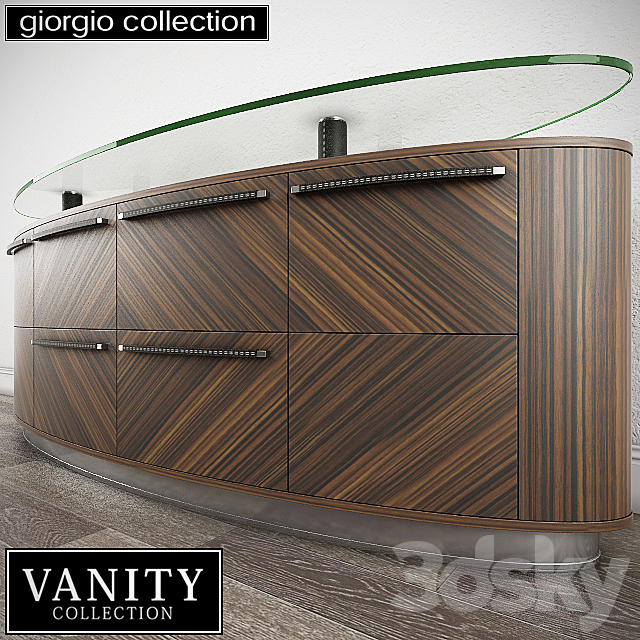 GIORGIO COLLECTION Vanity – Art. 9182 – Credenza 3DSMax File - thumbnail 3