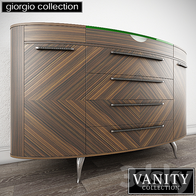 GIORGIO COLLECTION Vanity – Art. 920 – Dresser 3DS Max Model - thumbnail 2