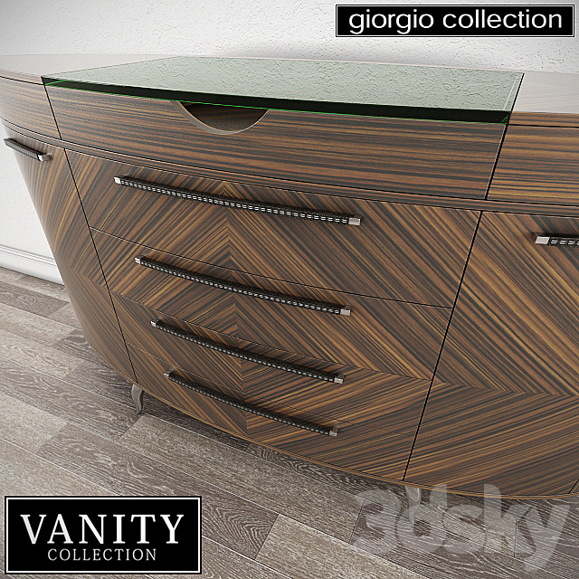 GIORGIO COLLECTION Vanity – Art. 920 – Dresser 3DS Max Model - thumbnail 3