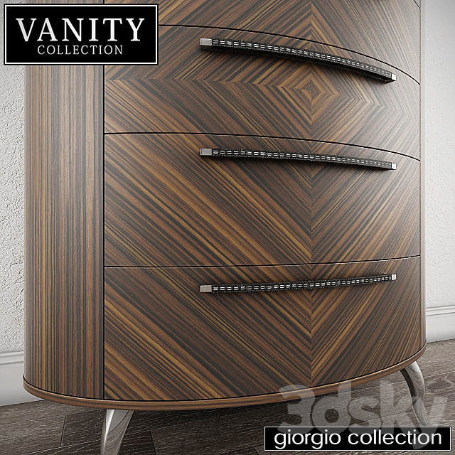 GIORGIO COLLECTION Vanity – Art. 940 – Chest 3DS Max Model - thumbnail 2