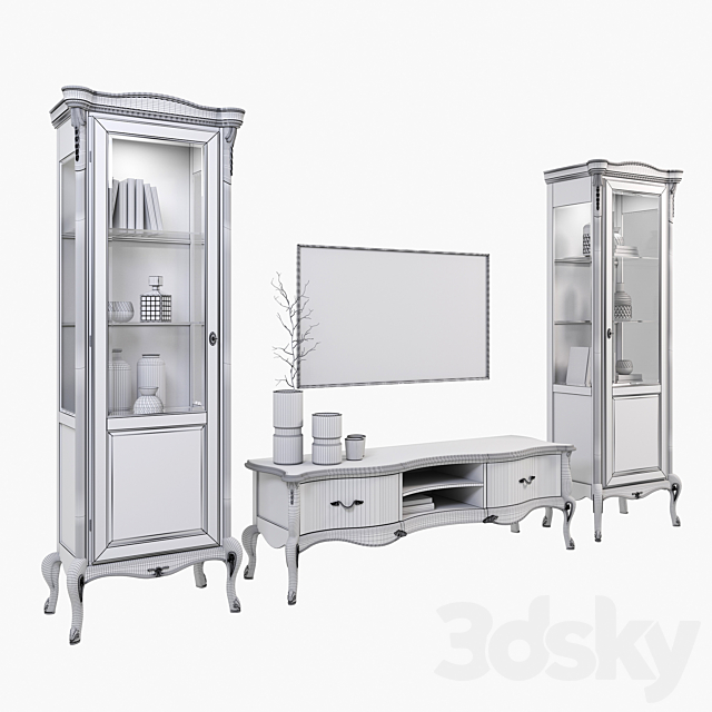 Giorgiocasa – Valpolicella – showcase. cabinet for TV 3DSMax File - thumbnail 3