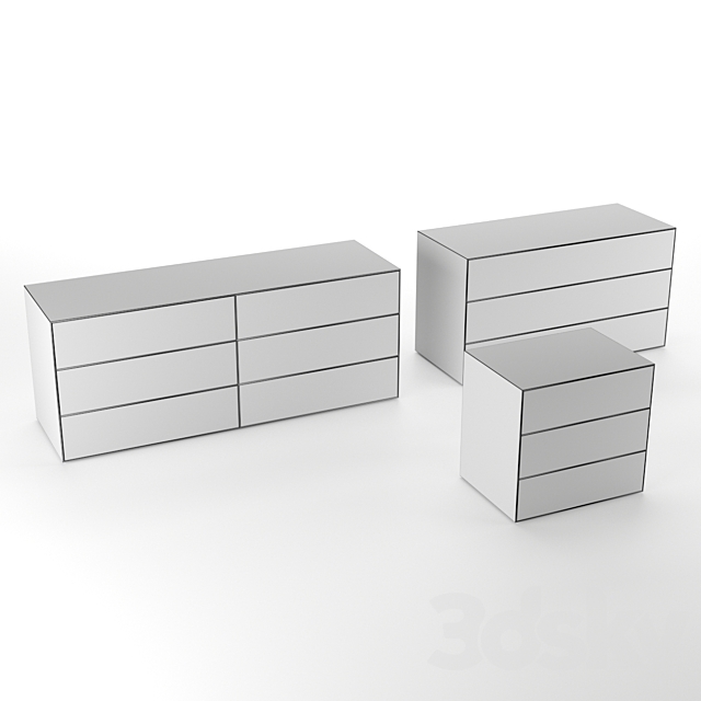 Glas Italia MAGIC BOX | Chest of drawers 3DS Max Model - thumbnail 2