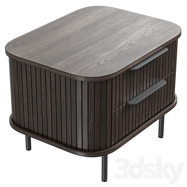 Glide bedside table by Dantone Home 3ds Max - thumbnail 3