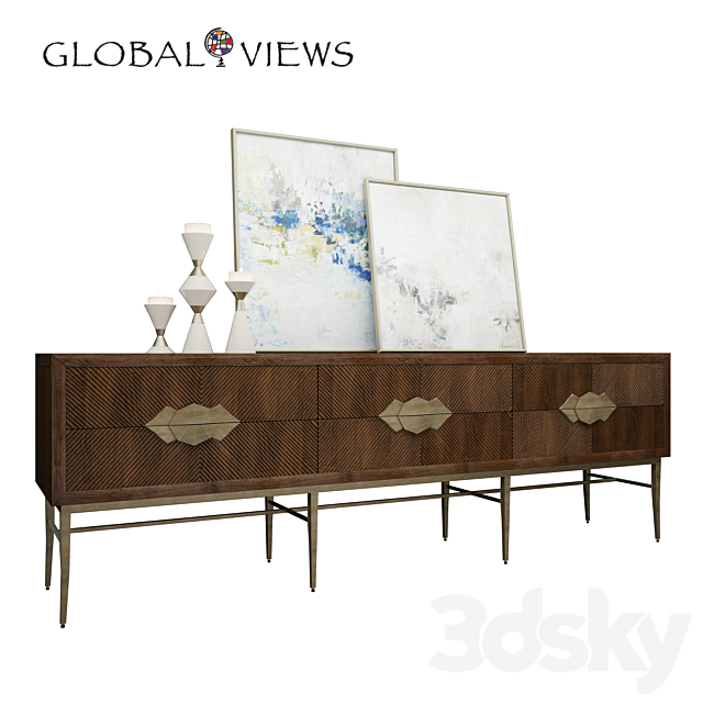 Global Views console and chest 3DSMax File - thumbnail 1