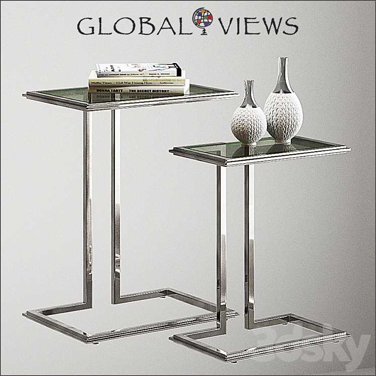 Global Views Cozy Up Table 3DS Max - thumbnail 1