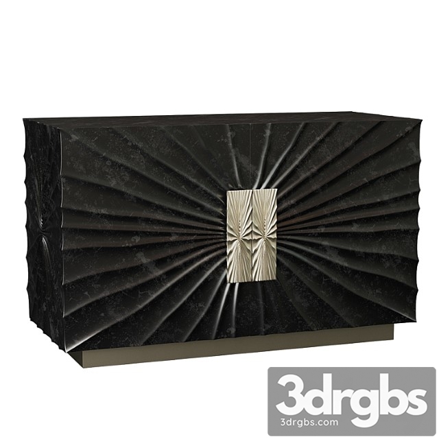 Globalviews pleated 2door cabinet 2 3dsmax Download - thumbnail 1