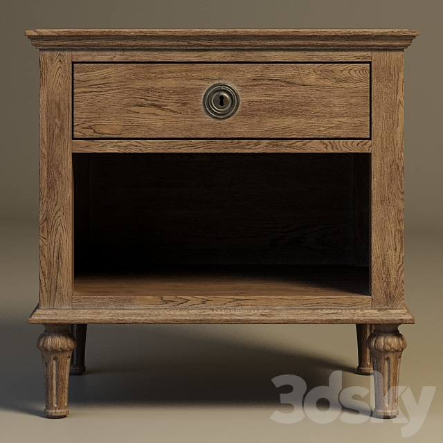 GRAMERCY HOME-Cheadle Bedside Table 701.003 3DSMax File - thumbnail 1