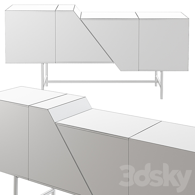 Hagit Pincovici TRAPEZE SIDEBOARD 3DSMax File - thumbnail 2