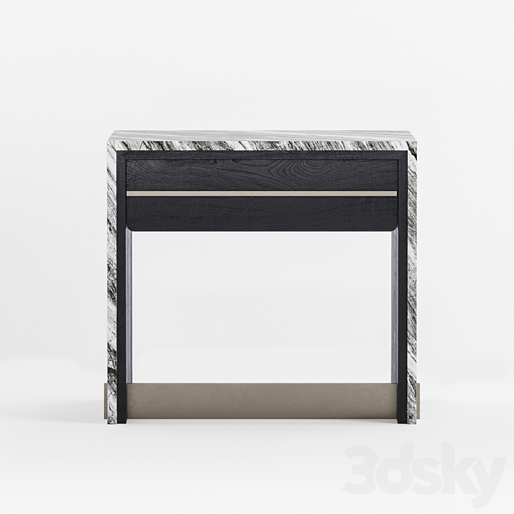 Hallman chang taylor nightstand 3DS Max Model - thumbnail 2