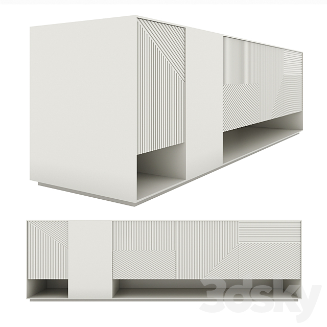 Hampden media console mr4555 3DSMax File - thumbnail 1